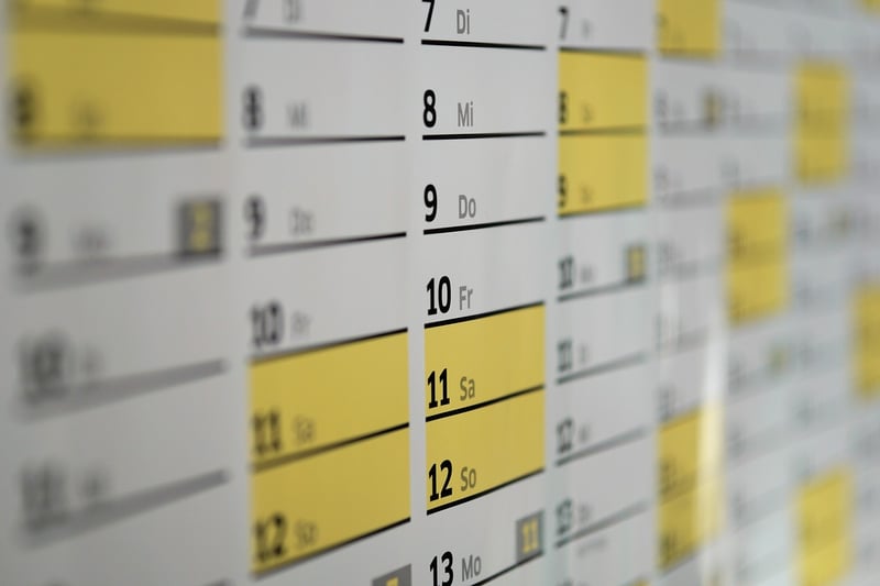 Celebrity Events Calendar